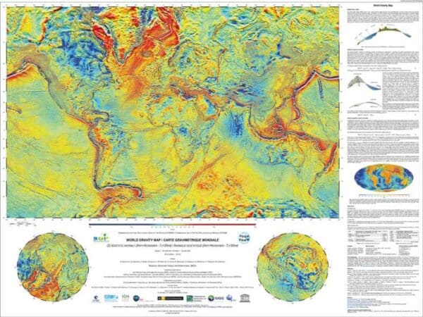 Carte gravimétrique mondiale-isostatique