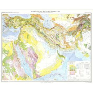Carte sismotectonique du Moyen Orient