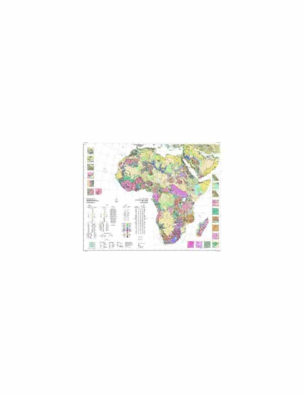 Carte métallogénique internationale de l'Afrique