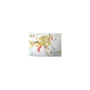 Carte métamorphique de l'Asie du Sud et de l'Est