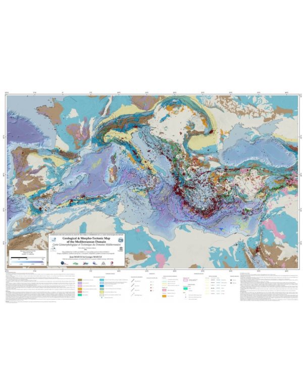 Carte Géologique et Morpho-tectonique du Domaine Méditerranéen