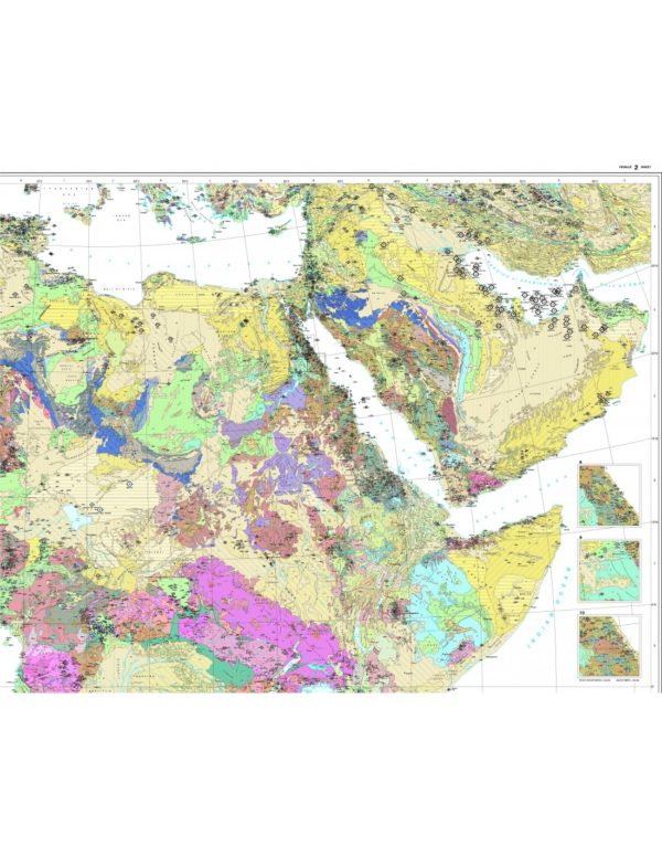 Carte métallogénique internationale de l'Afrique