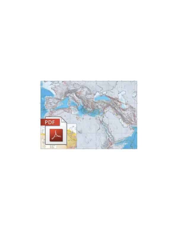 Carte géodynamique de la Méditerranée-PDF