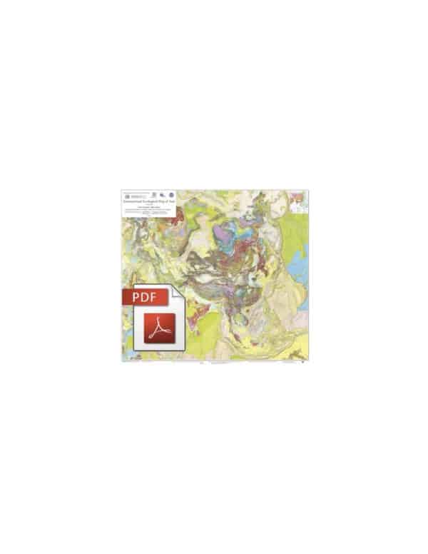 Carte géologique internationale de l'Asie-PDF