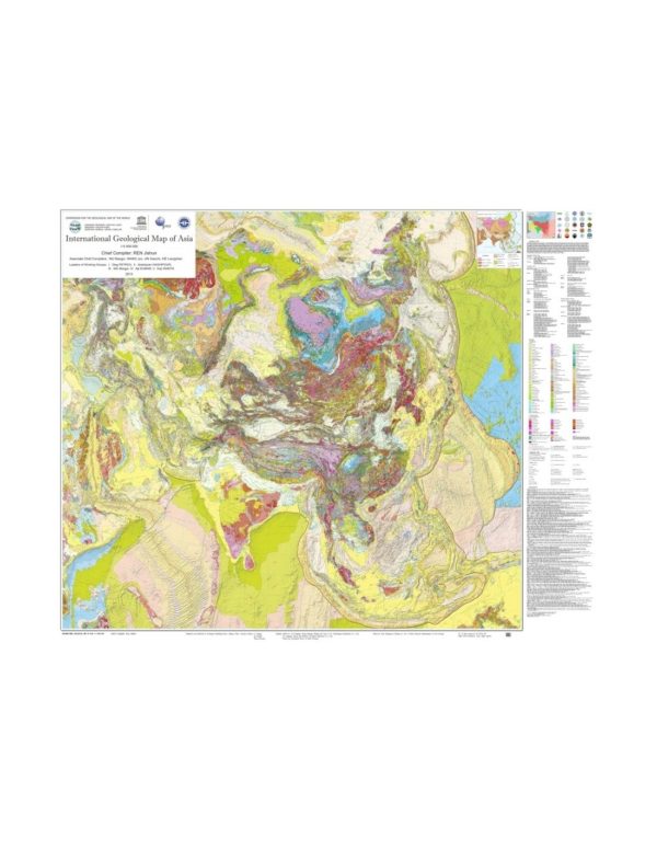 Carte géologique internationale de l'Asie - PDF