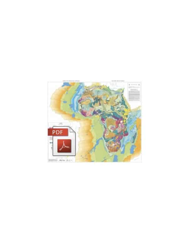 Carte tectonique de l'Afrique-PDF