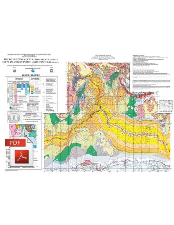 Carte de l'Océan Indien - PDF