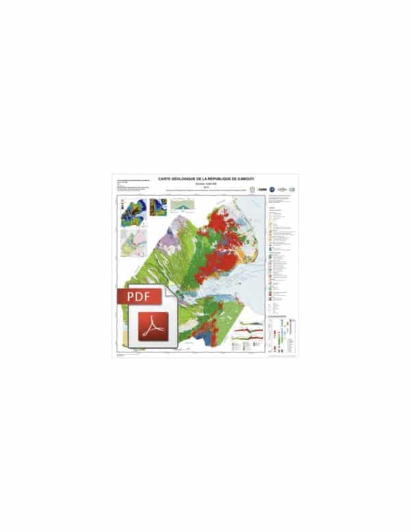 Carte géologique de la République de Djibouti-PDF