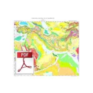 Carte géologique Internationale du Moyen-Orient - PDF